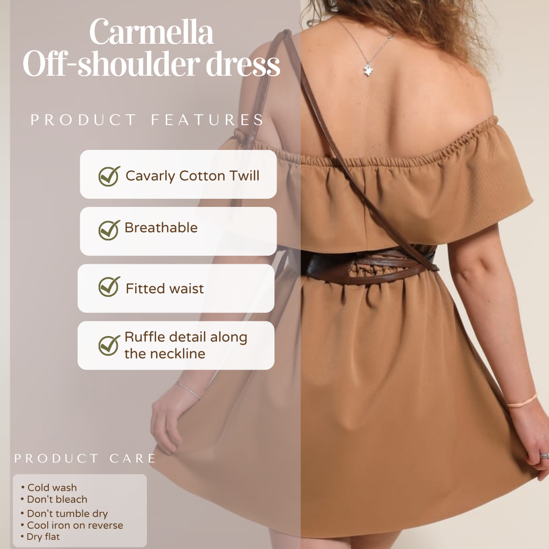 Carmella Off-Shoulder Dress