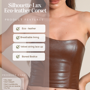 Silhouette Lux Eco - Leather Corset